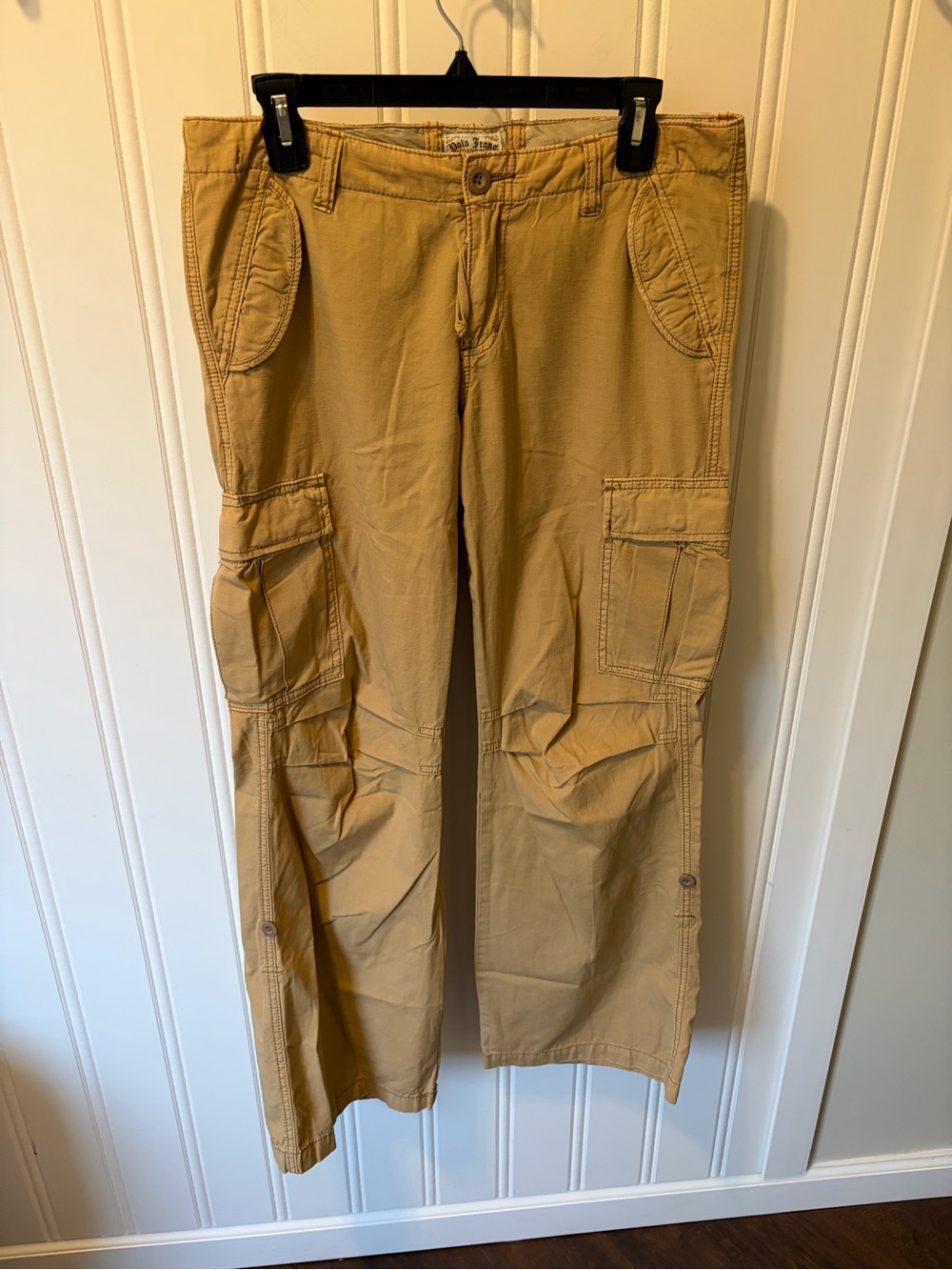 Vintage Polo Jeans Co. Ralph Lauren Cotton Ripstop Cargo Pants Size 6 (32x30)